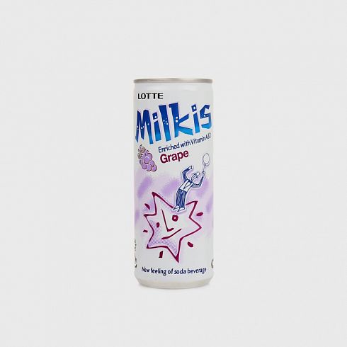 Rypäleenmakuinen juoma hiilihapotettu, ”Milkis” 250ml.